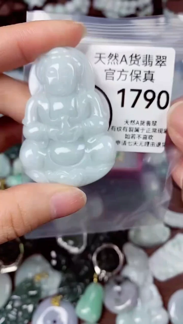 【闪购商品】翡翠颈饰未镶嵌天然A货翡翠1790