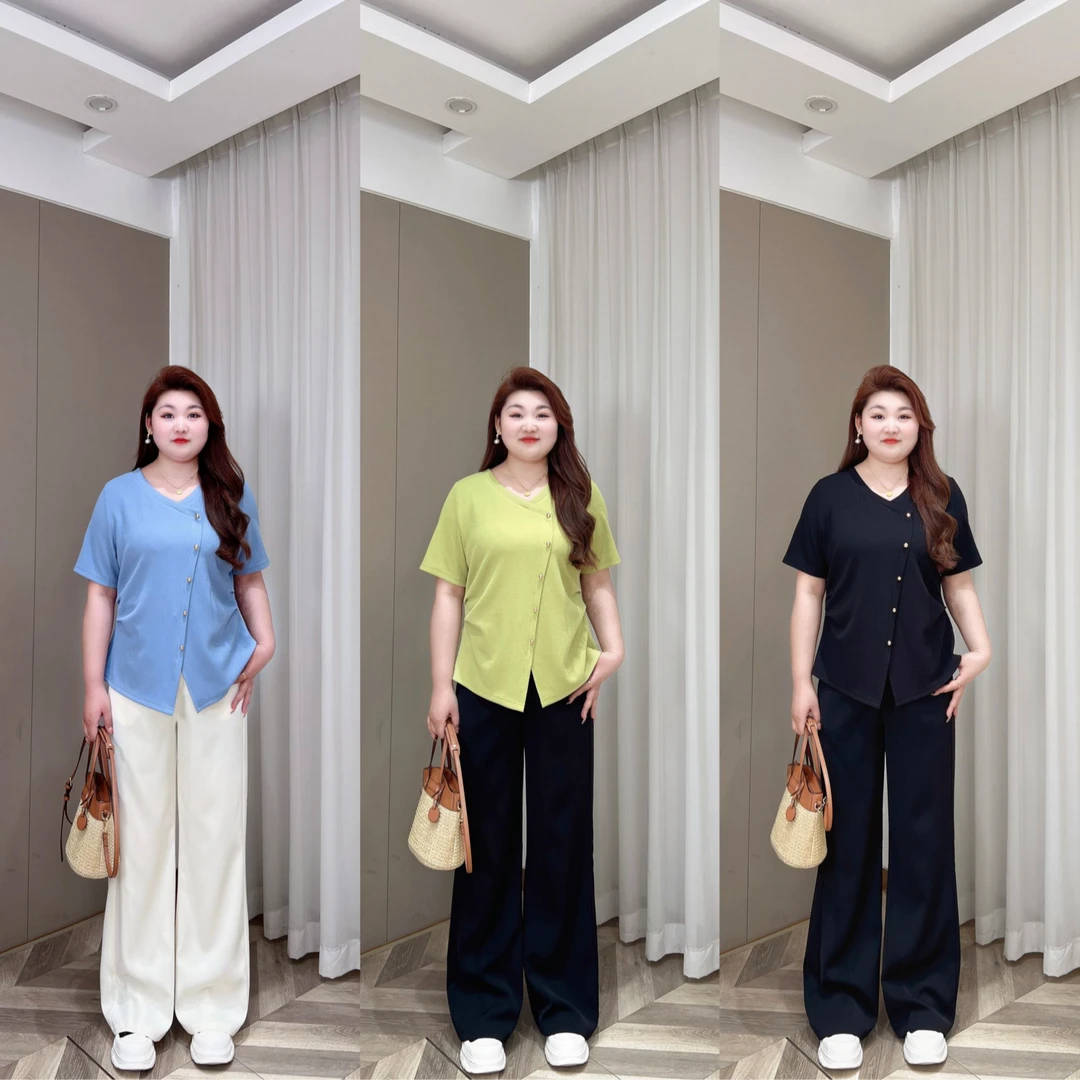 【仅裤子】PMM81706 春夏新款韩版通勤时尚百搭高腰直筒休闲西裤