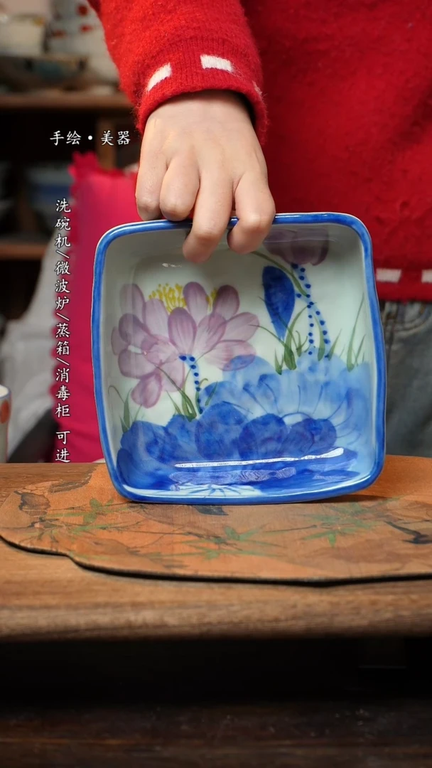 【闪购商品】碗1个景德镇高温瓷釉下瓷食品级