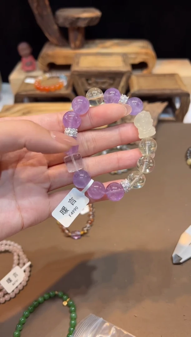 水晶手链未镶嵌手饰@@F4990