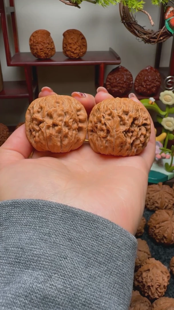 【闪购商品】文玩核桃把件蓟县一代门墩货头