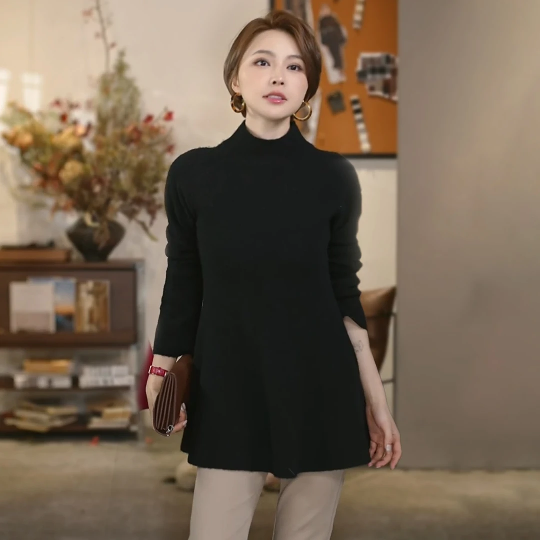 溶溶【云绒触感】RONGRONG羊毛牦牛绒羊绒混纺婴儿绒羊毛衫2505H617