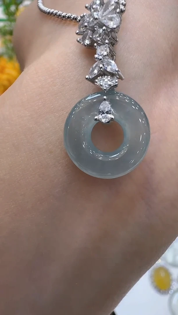 【闪购商品】翡翠吊坠(不含链)银S925镶嵌多样性团购发一件