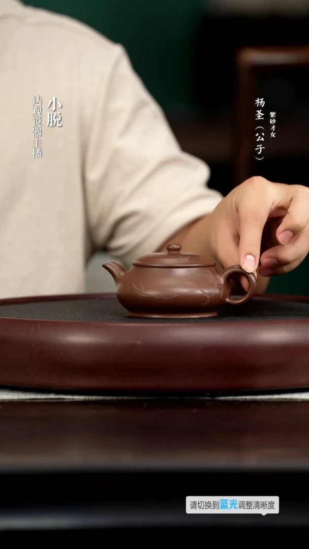 茶壶紫砂YSS59杨圣明炉（监）底槽清150cc