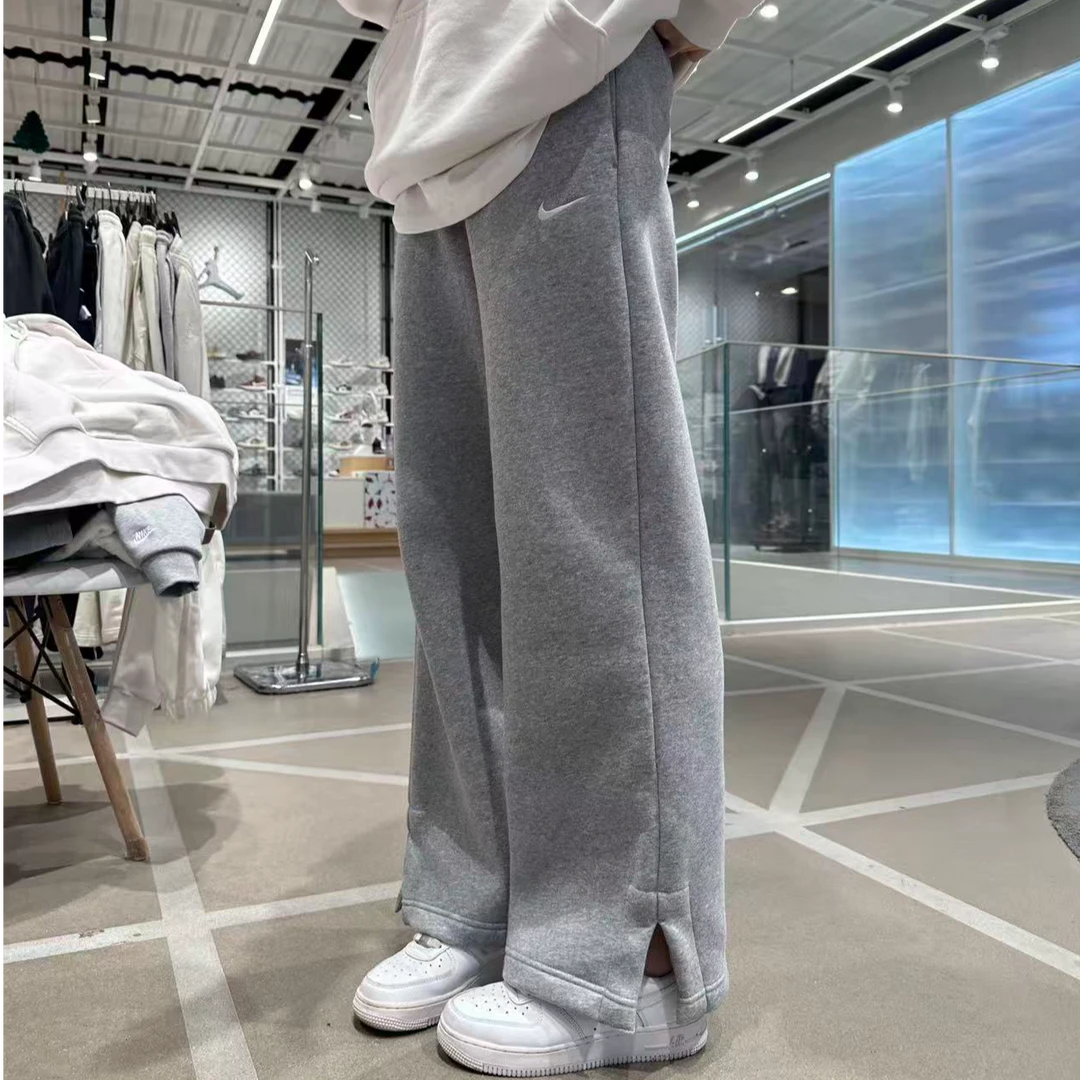 Nike Sportswear Phoenix Fleece女子加绒高腰阔腿长裤IH1012-063