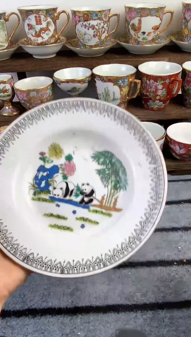 瓷片景德镇窑厂瓷器摆件