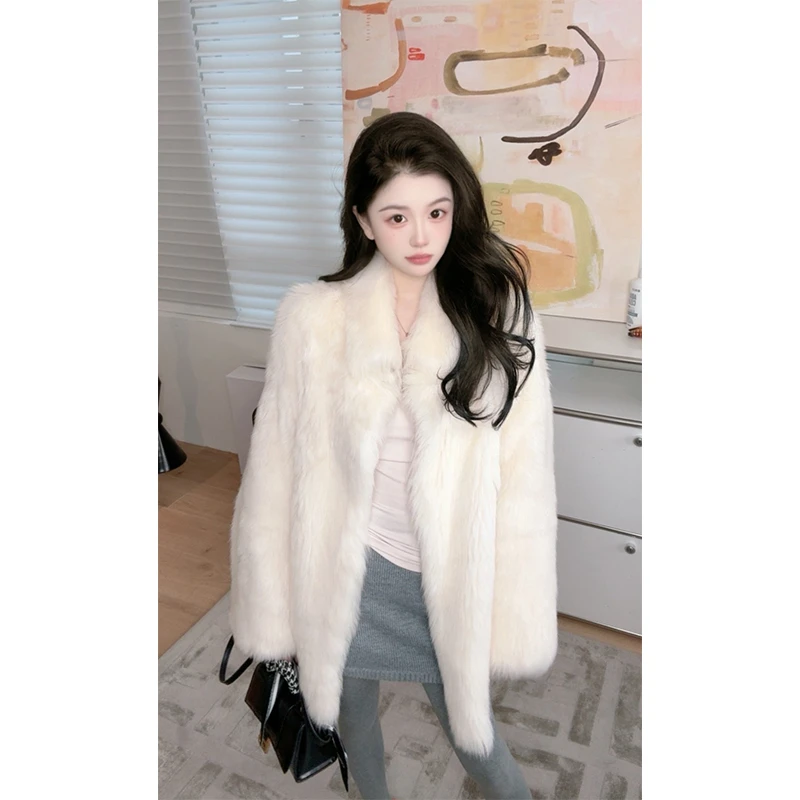 【女神托卡】羊毛托卡 皮毛一体中长款外套女翻231110