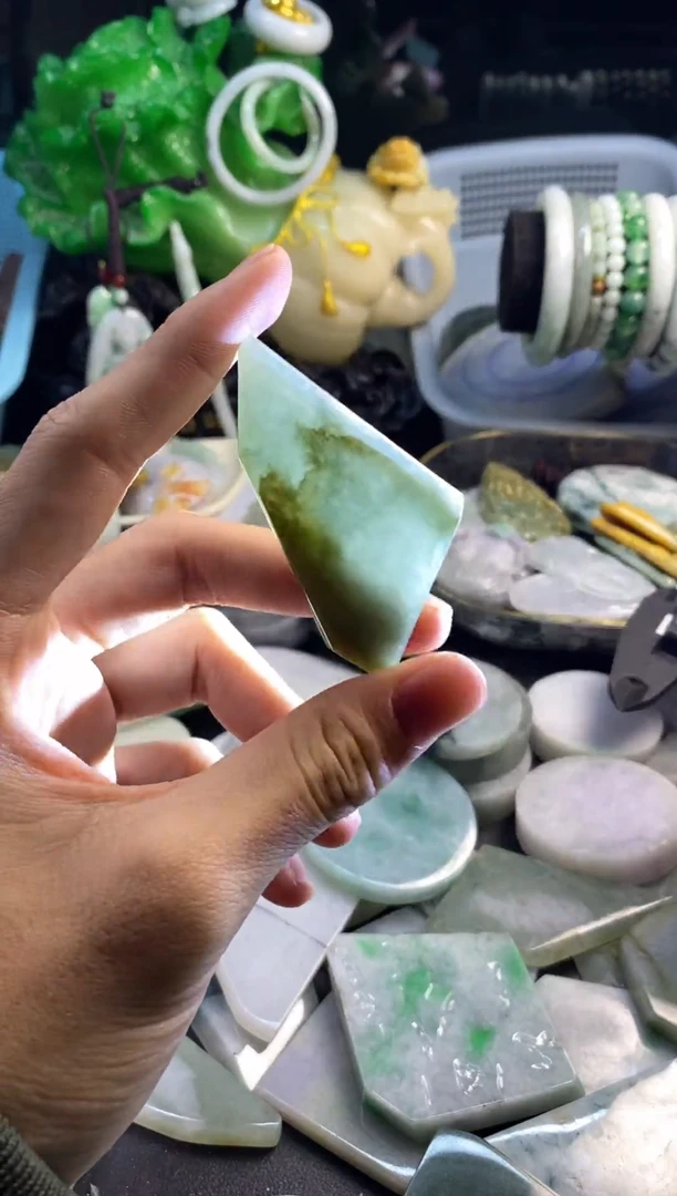 裸石翡翠翡翠A货1