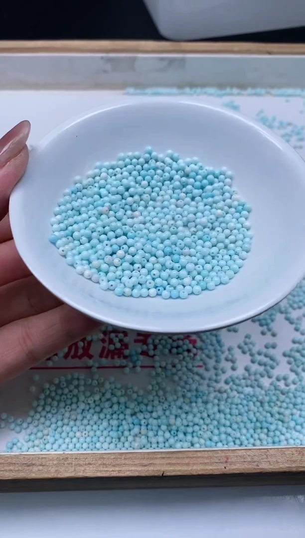 手饰玛瑙未镶嵌M466 蓝白绿淞2mm100个9.9元