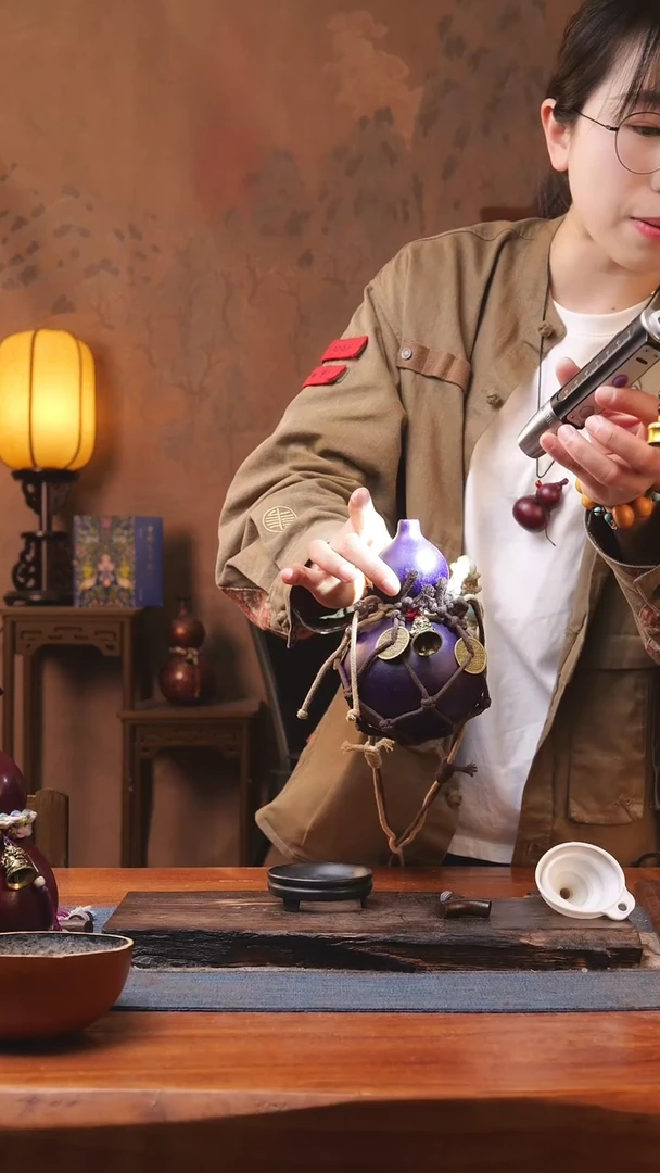 【闪购商品】180S号精品大漆葫芦防腐防渗装水茶酒