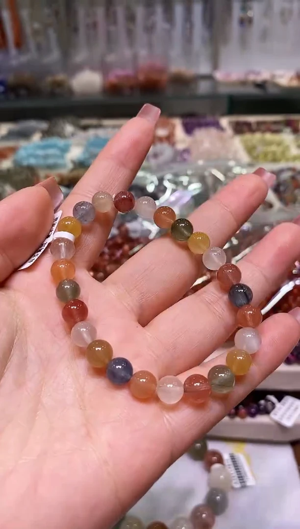 未镶嵌手链水晶多样性发其一兔毛7+