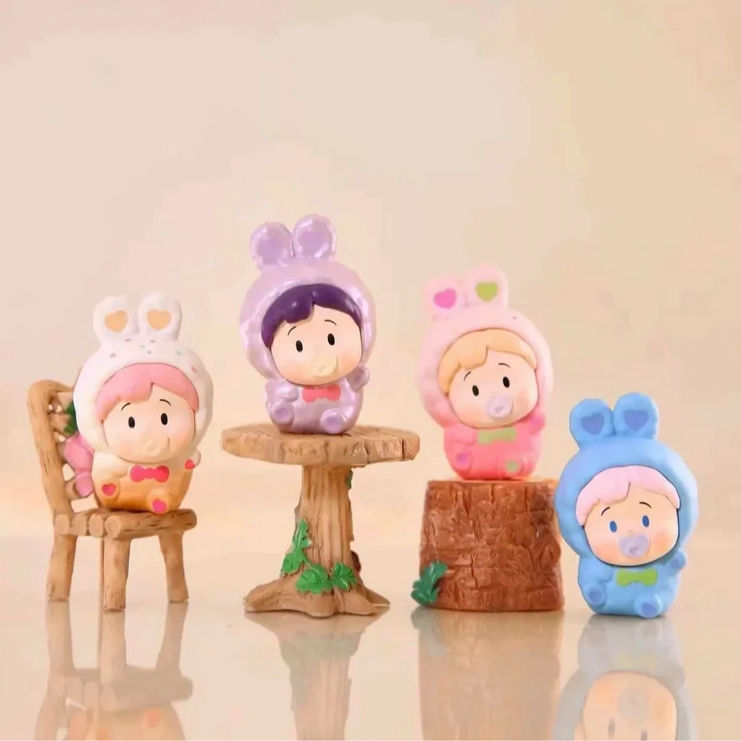 【拆袋】小花卷豆豆兔系列萌粒