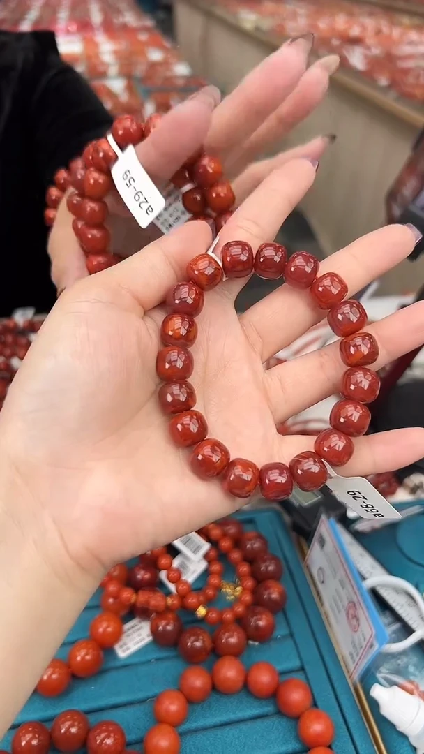 【闪购商品】南红玛瑙珠串未镶嵌多样发其一/12/HS9991022