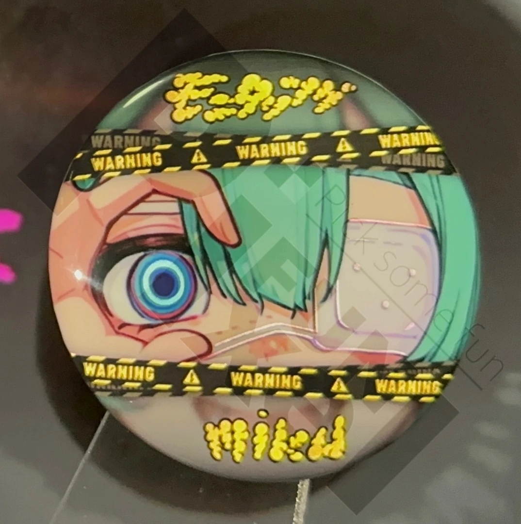 PixelFun独家初音未来同人miku视奸nfc反光吧唧徽章亚克力翻折门