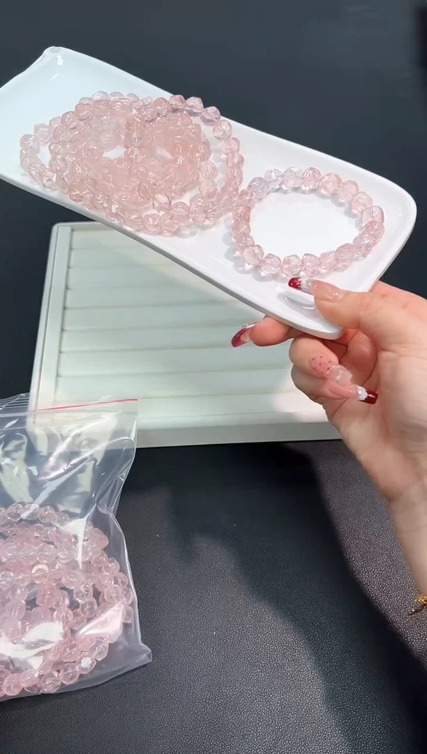 【闪购商品】水晶手串未镶嵌8c多样性发其一/1条默认微瑕