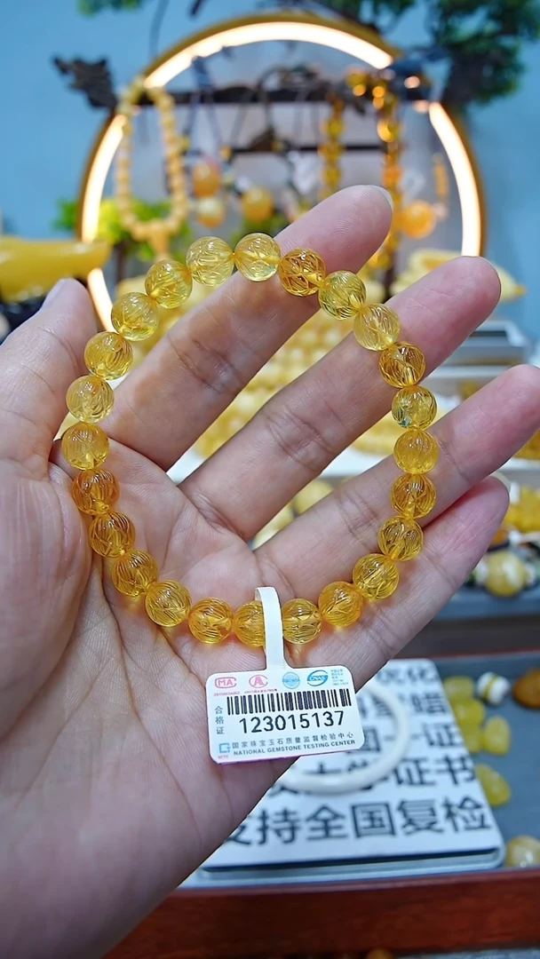 【闪购商品】蜜蜡手串未镶嵌*************8