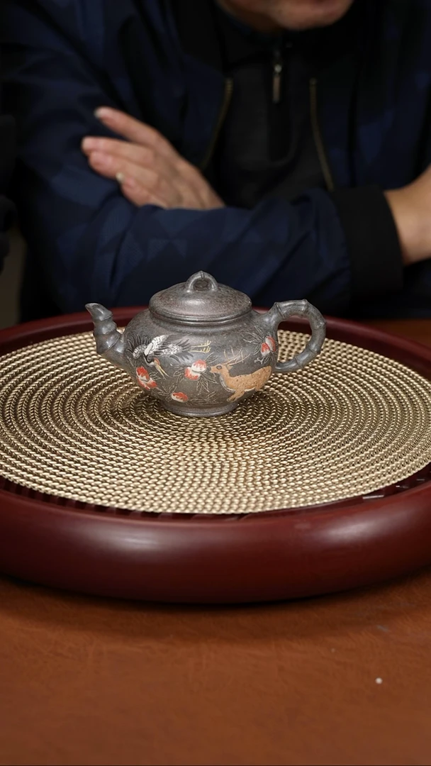 茶壶紫砂储立强 竹报春