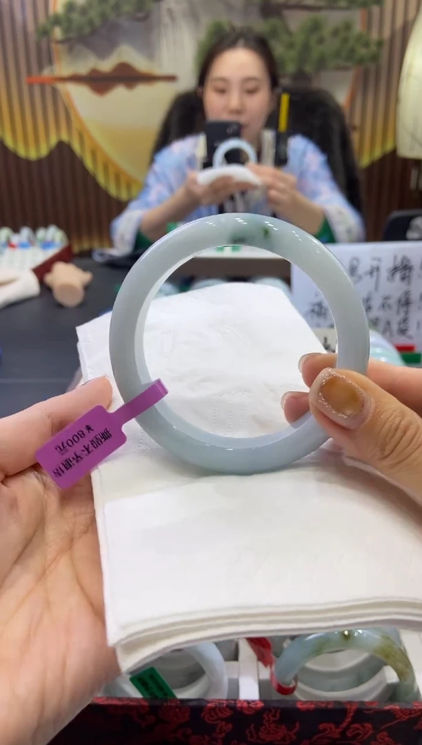 未镶嵌手镯翡翠0009163