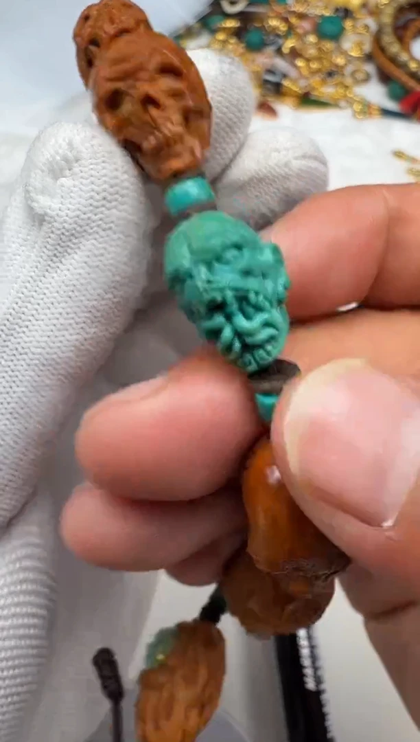 未镶嵌菩提手串木带宝