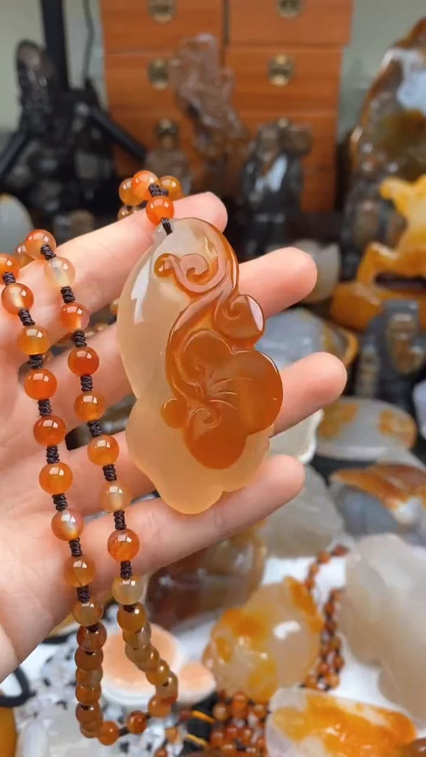 【闪购商品】玛瑙/玉髓颈饰未镶嵌AA