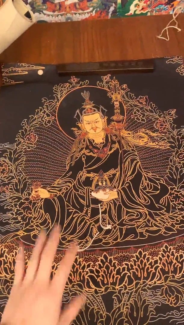 装裱画精美唐卡tk16072