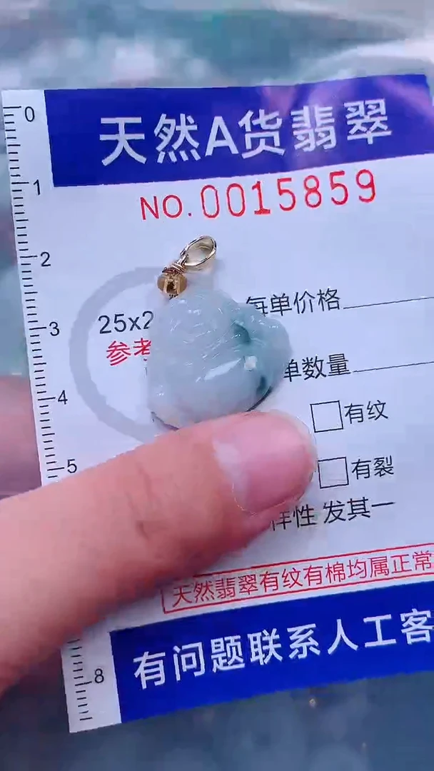 吊坠(不含链)未镶嵌翡翠1