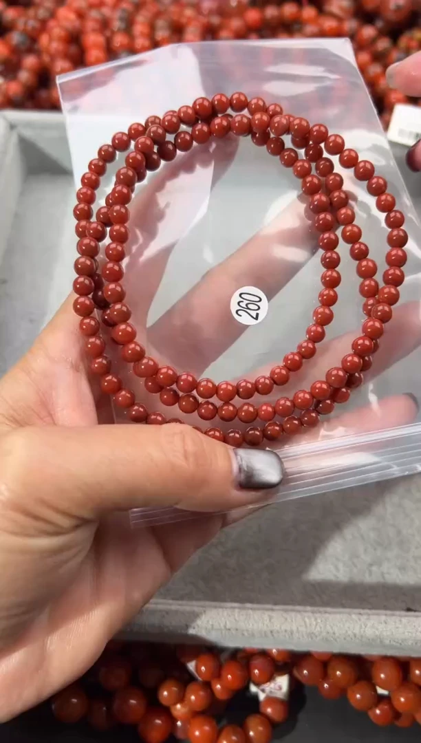 未镶嵌手串南红玛瑙5+