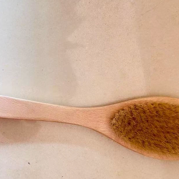 大号椭圆形ZZ木质洗澡刷