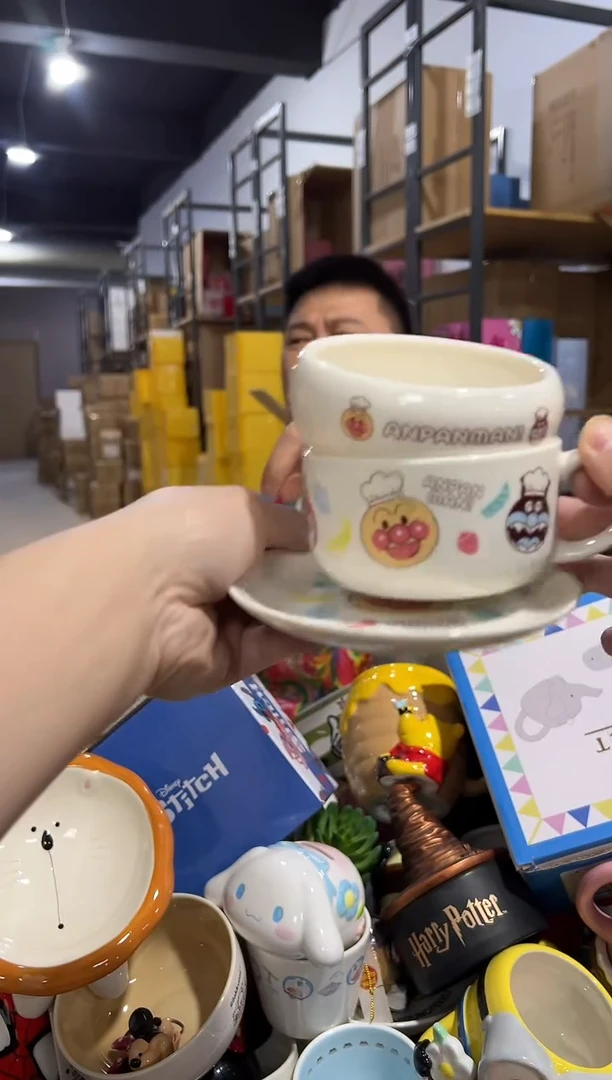 【闪购商品】杯2024新款面包超人3件套