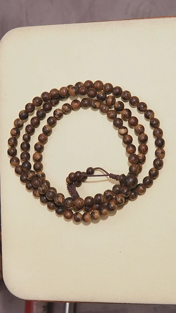 【闪购商品】沉香手串莱特岛沉香0.6多圈108颗手串