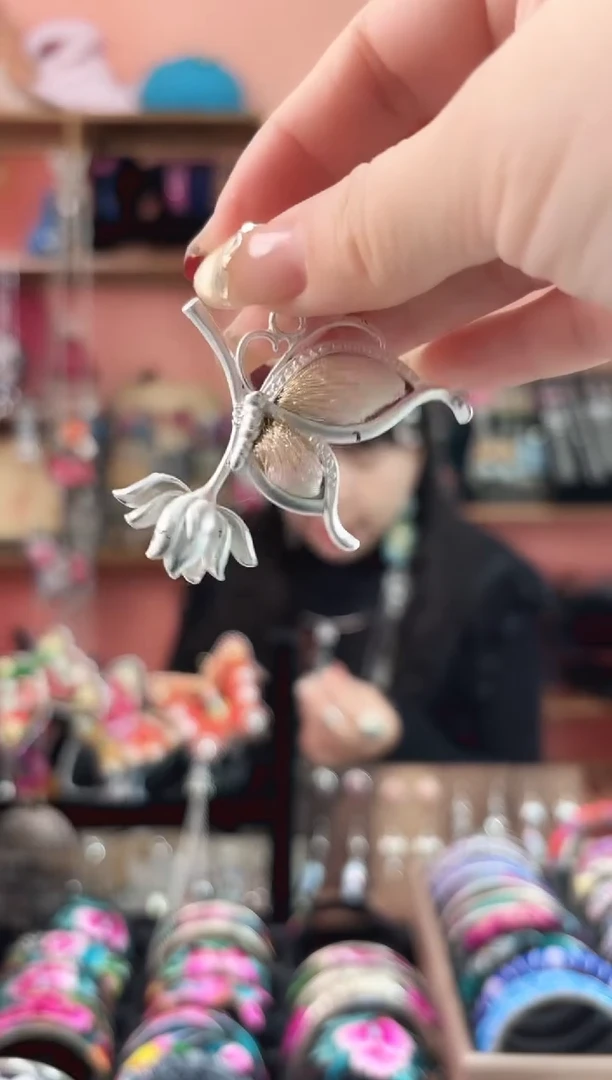 织绣艺枝独绣手工饰品210微瑕