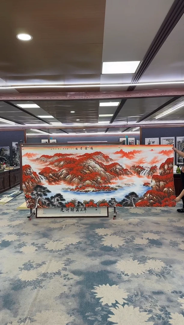 国画W-刘雪红-大丈二-山水国画