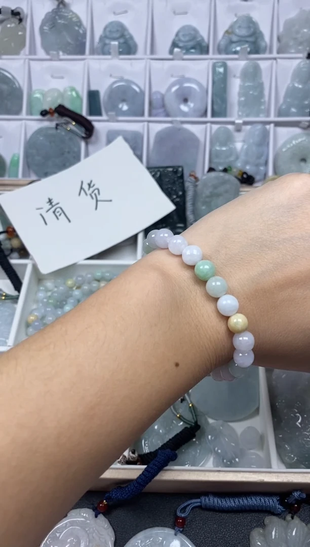 【闪购商品】翡翠颈饰未镶嵌手串