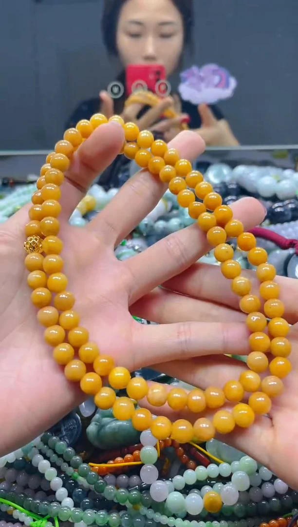 颈饰未镶嵌翡翠8MM/Z/翡翠A货，一件也是批发价