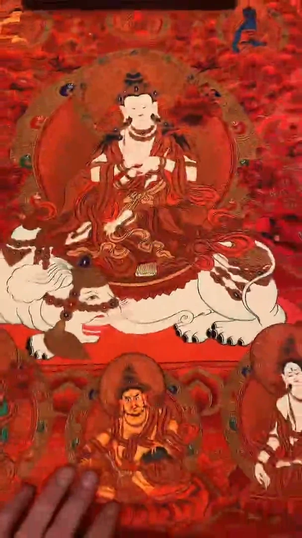 装裱画精美唐卡tk16172