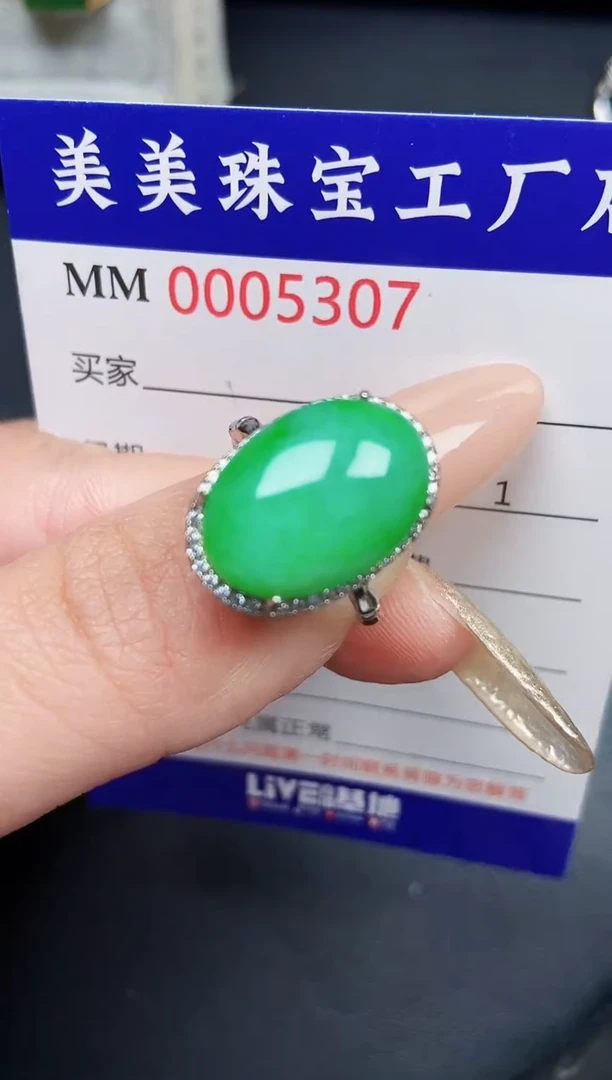 【闪购商品】翡翠颈饰银S925镶嵌5307
