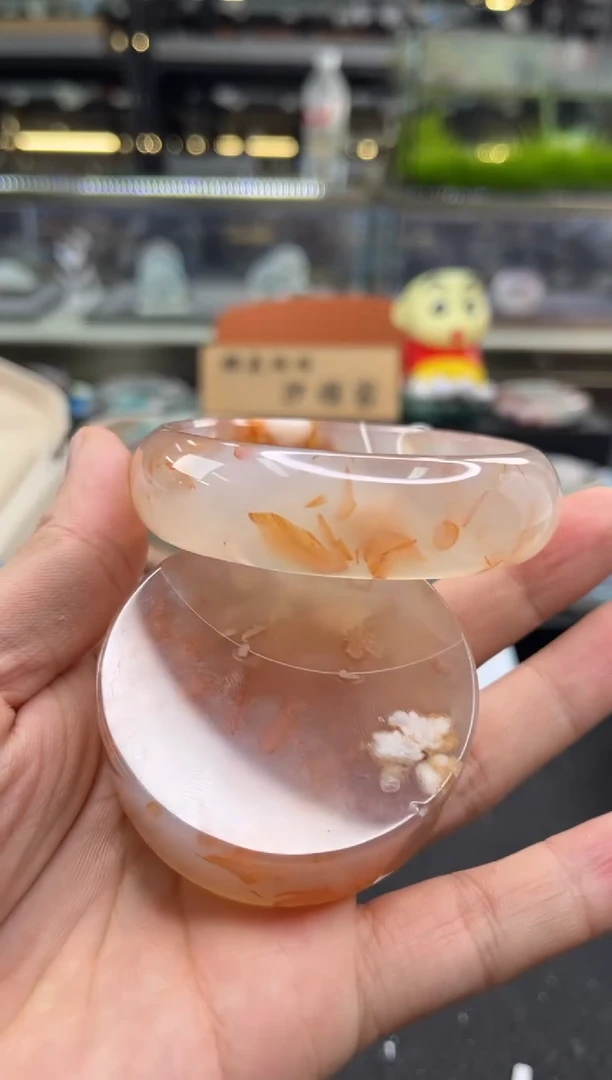 未镶嵌手镯石英质玉59圈口（赠品镯心）S909129