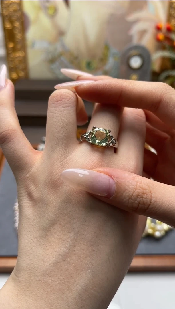 【闪购商品】水晶戒指合金aj4607戒指