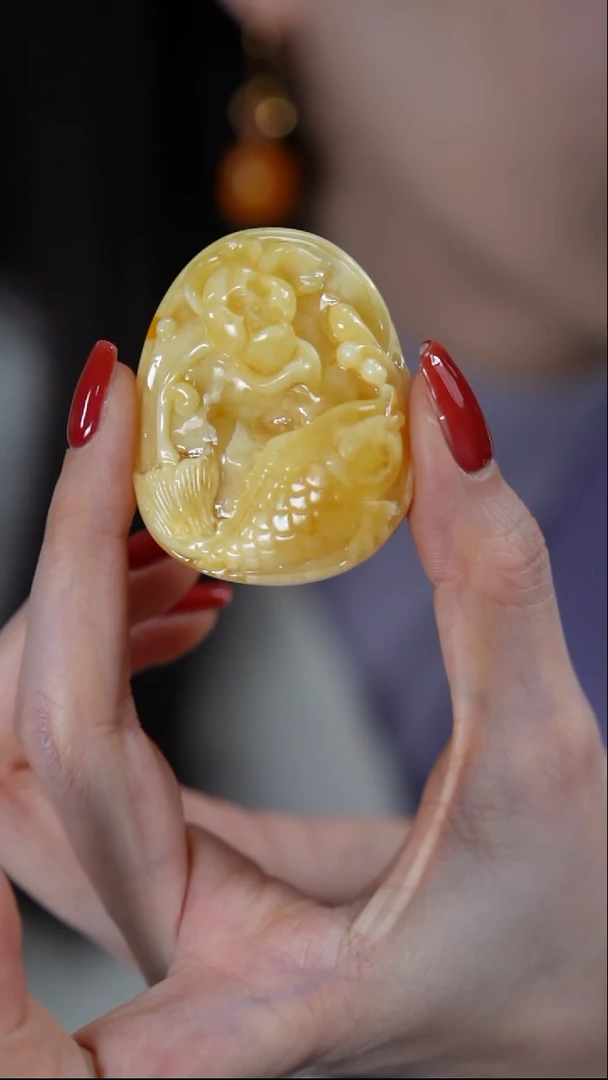 【闪购商品】琥珀颈饰未镶嵌王君老师作品-