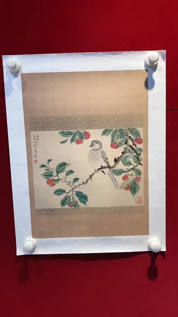 国画Y-王老师绘画作品-1平尺宋元(带中国画学会证书）