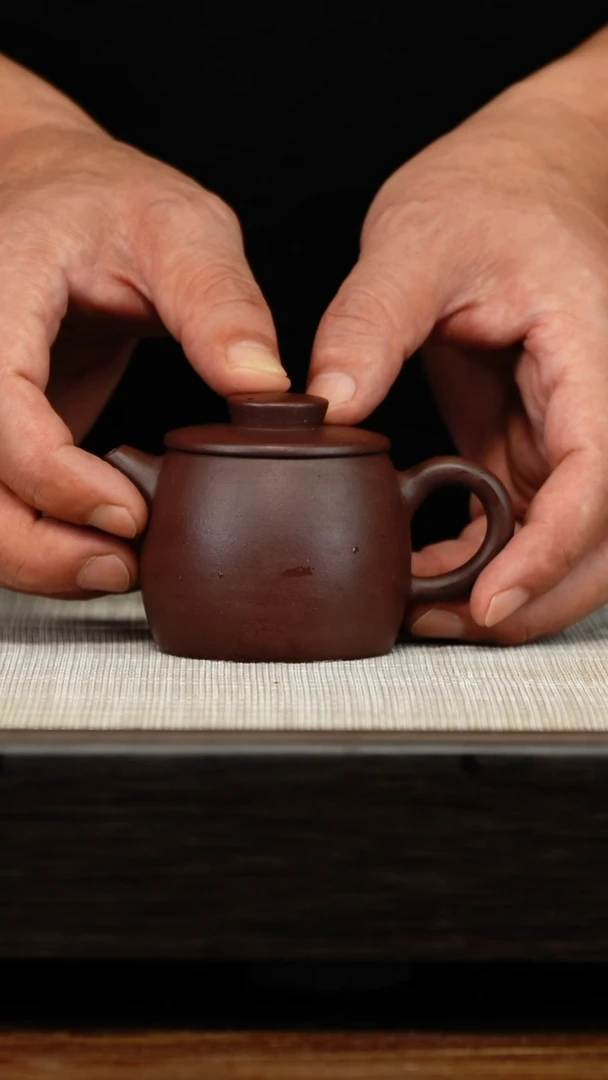 茶壶紫砂老紫泥小巨轮