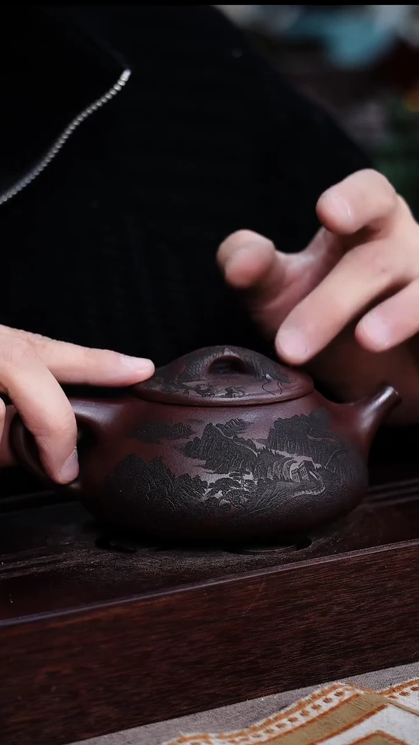 茶壶紫砂宜兴柴烧紫砂壶