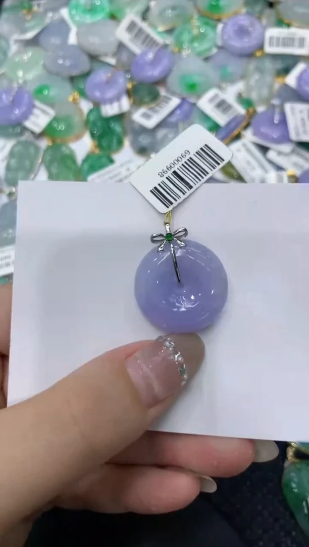 【闪购商品】翡翠颈饰18K金镶嵌222222222