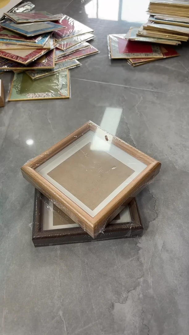 15*15玻璃中空框5个颜色随机