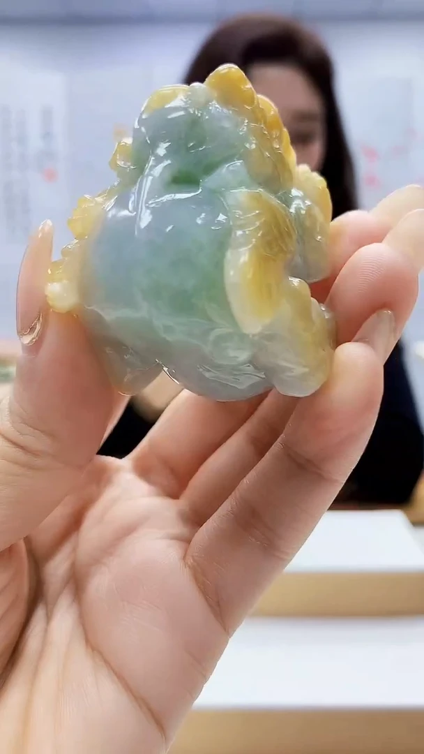 未镶嵌定制翡翠4829ty-毛货挂件88