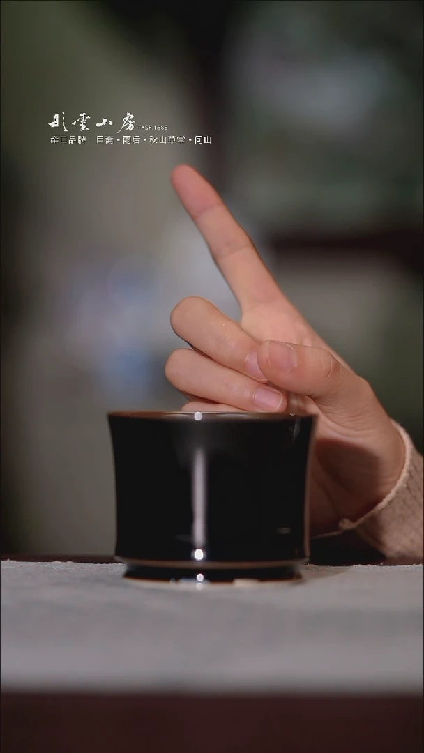 【闪购商品】杯颜色釉乌金直口杯