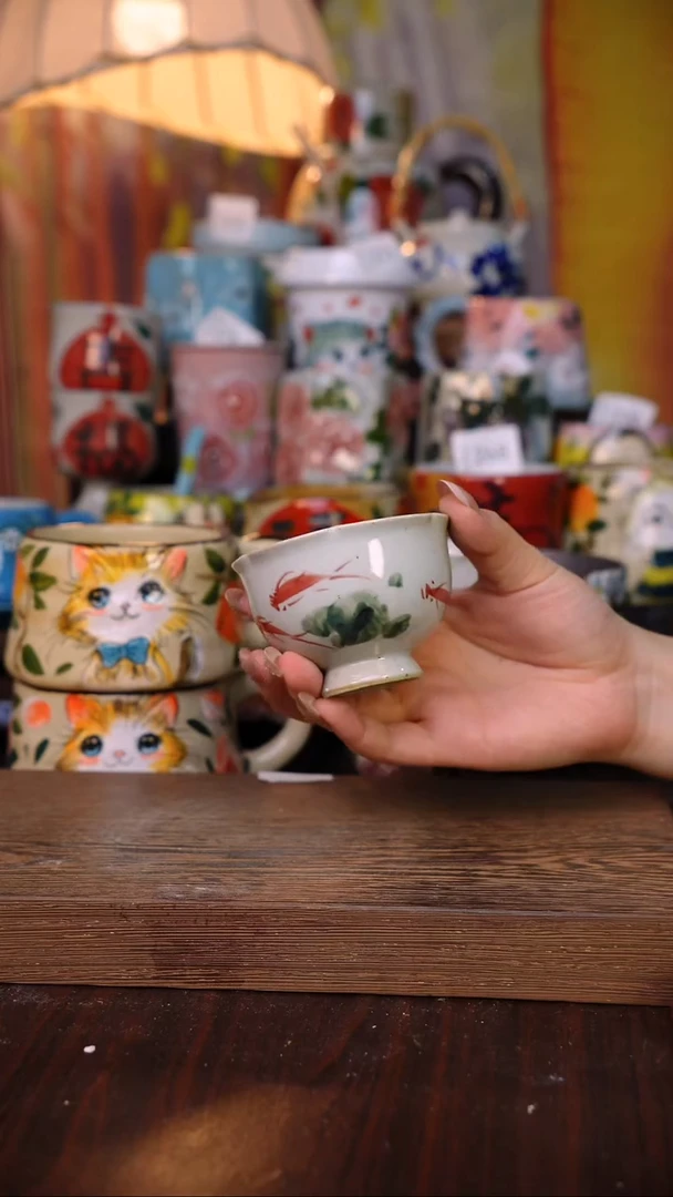 摆件陶泥垚手作 景德镇手工手绘陶瓷器物