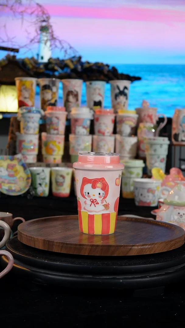 陶瓷便携款手工手绘景德镇陶瓷