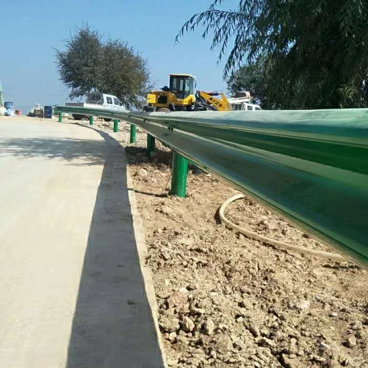 波形护栏板国道乡村道路梁钢波纹栏杆厂家防撞隔离栏双波三波钢板