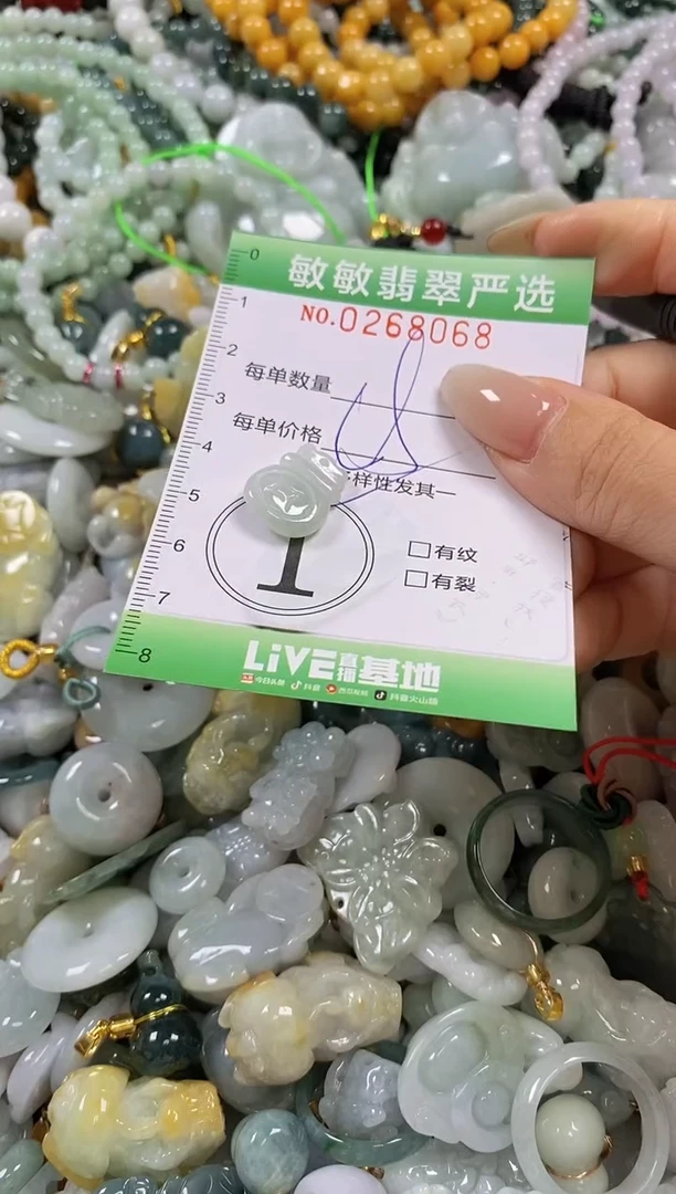 翡翠未镶嵌颈饰闪购0268068多样性发其一